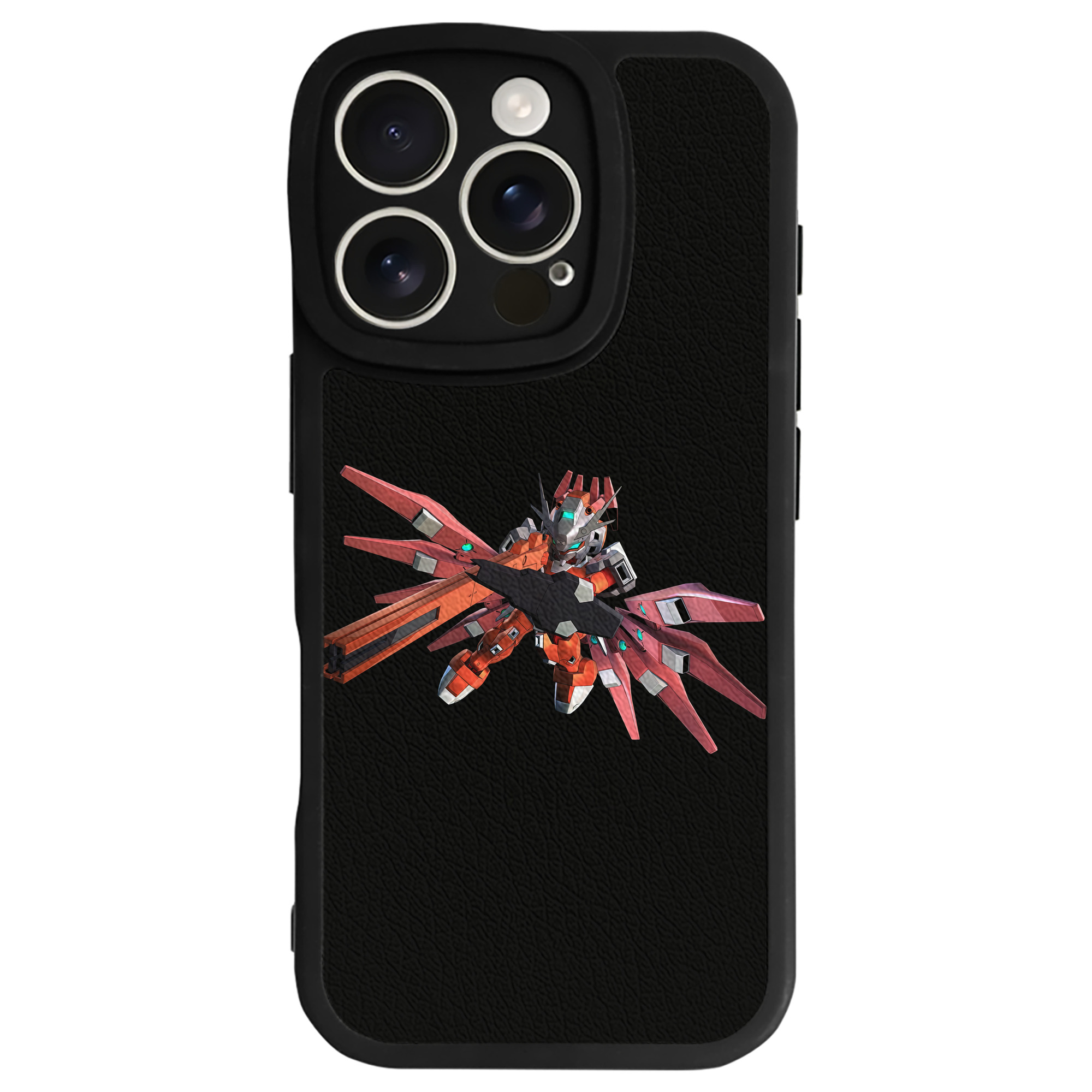 （画像用） 機動戦士ガンダム Mobile Suit Gundam 【iPhone 16シリーズ対応】シリコンスマホケース（レザー調） 材質：シリコン